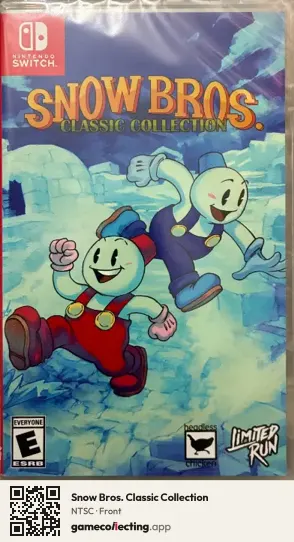 Snow Bros. Classic Collection Nintendo Switch, NTSC box front