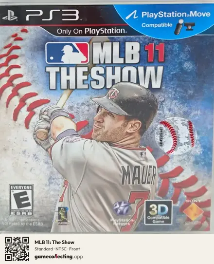 MLB 11: The Show PlayStation 3, NTSC box front