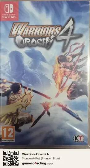 Warriors Orochi 4 Nintendo Switch, France box front