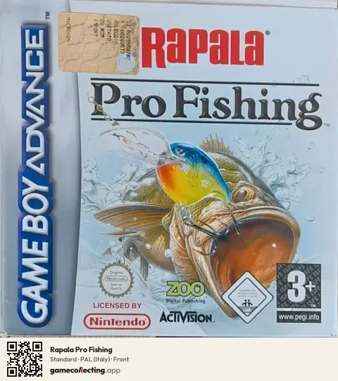 Rapala Pro Fishing Game Boy Advance, Italy box front