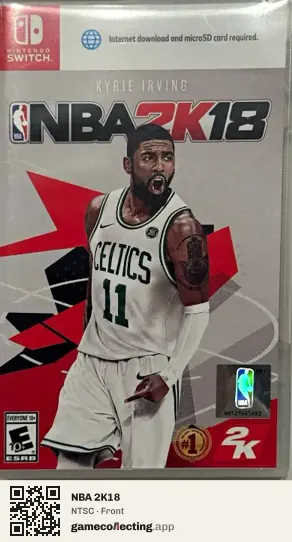 NBA 2K18 Nintendo Switch, NTSC box front
