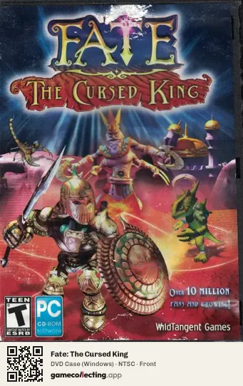 Fate: The Cursed King Computer, NTSC box front