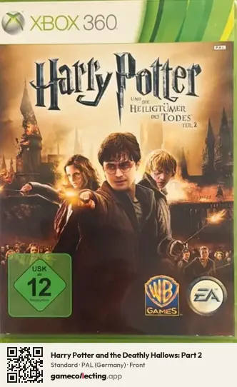 Harry Potter and the Deathly Hallows: Part 2 Xbox 360, Germany box front