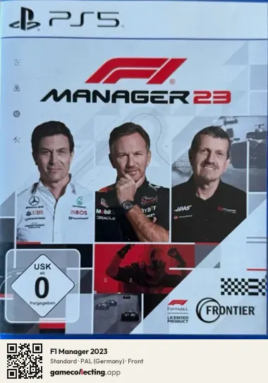 F1 Manager 2023 PlayStation 5, Germany box front