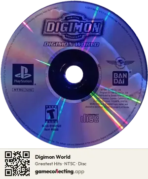 Digimon World PlayStation, NTSC disc