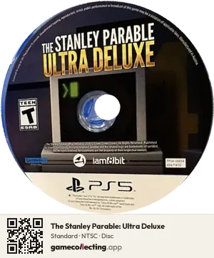 The Stanley Parable: Ultra Deluxe PlayStation 5, NTSC disc