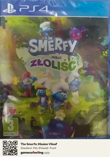 The Smurfs: Mission Vileaf PlayStation 4, Poland box front