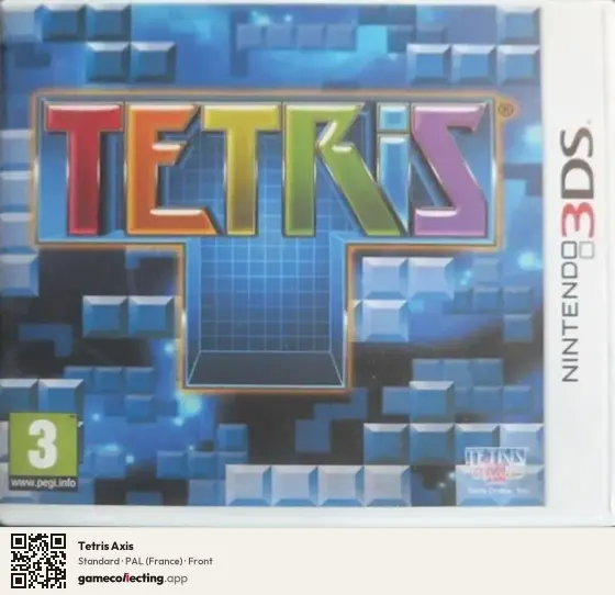 Tetris Axis Nintendo 3DS, France box front