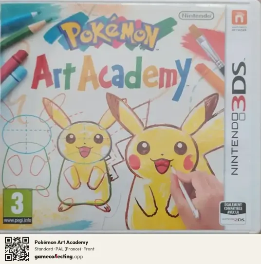 Pokémon Art Academy Nintendo 3DS, France box front