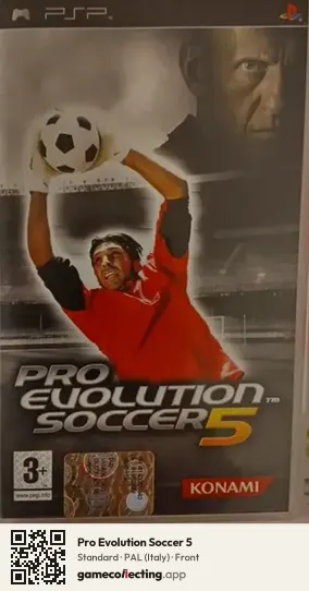 Pro Evolution Soccer 5 PlayStation Portable, Italy box front