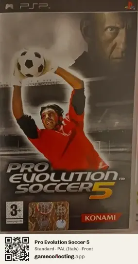 Pro Evolution Soccer 5 PlayStation Portable, Italy box front