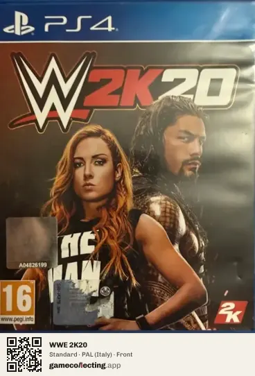 WWE 2K20 PlayStation 4, Italy box front
