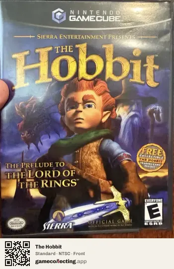 The Hobbit Nintendo GameCube, NTSC box front