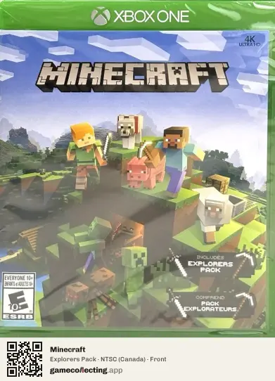 Minecraft Xbox One, Canada box front