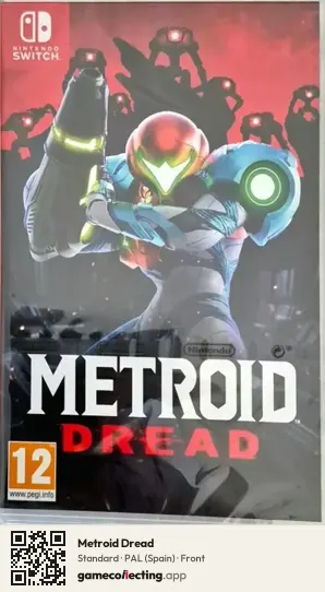 Metroid Dread Nintendo Switch, Spain box front