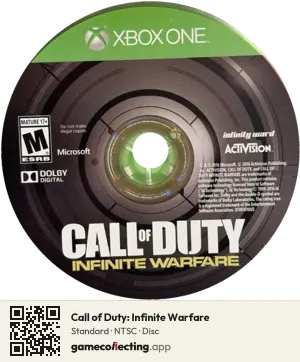 Call of Duty: Infinite Warfare Xbox One, NTSC disc