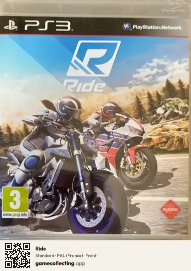 Ride PlayStation 3, France box front