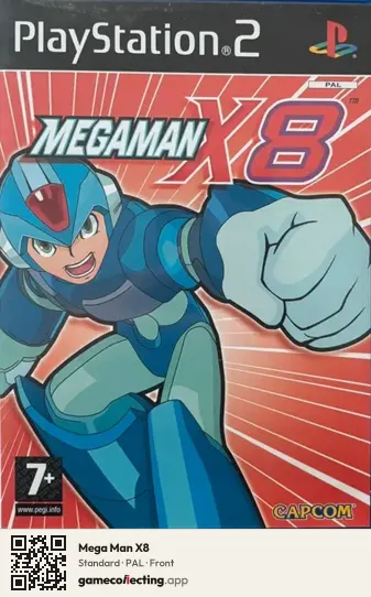 Mega Man X8 PlayStation 2, PAL box front