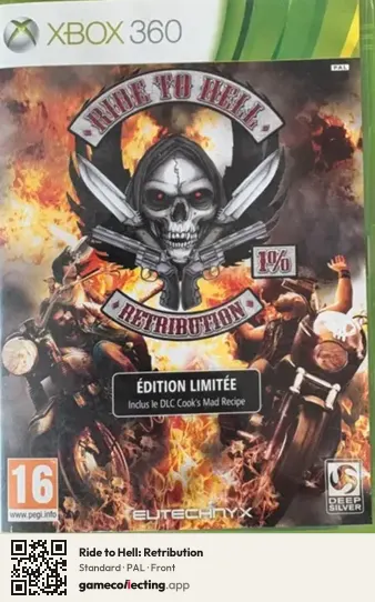 Ride to Hell: Retribution Xbox 360, PAL box front