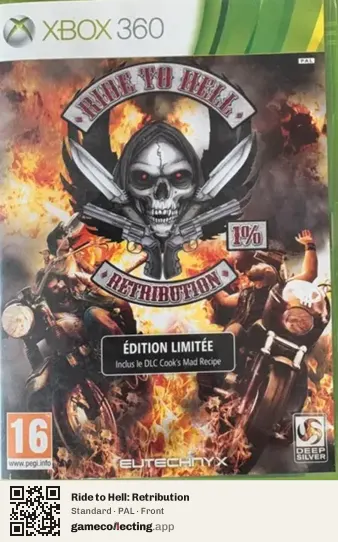 Ride to Hell: Retribution Xbox 360, PAL box front