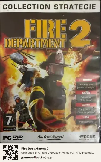 Fire Department 2 Computer, France box front