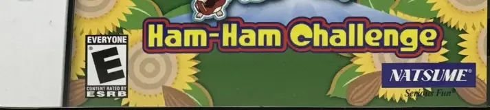 Hi! Hamtaro: Ham-Ham Challenge, the ESRB box on its front
