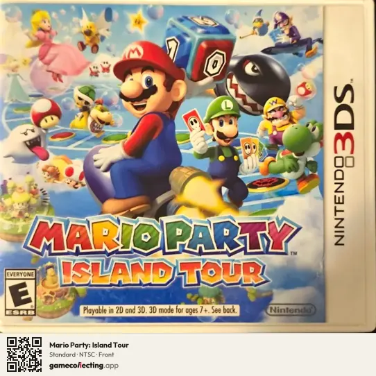 Mario Party: Island Tour Nintendo 3DS, NTSC box front