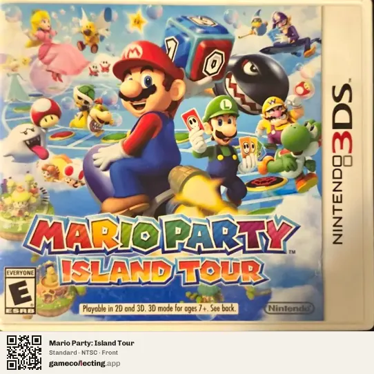 Mario Party: Island Tour Nintendo 3DS, NTSC box front
