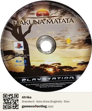 Afrika PlayStation 3, Asia disc