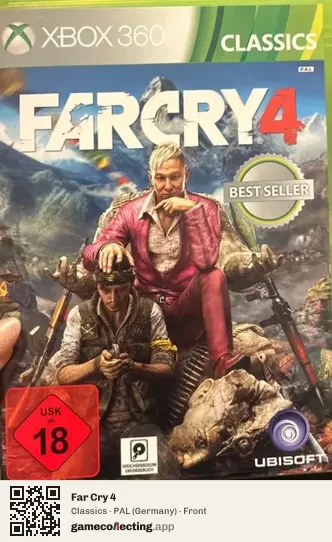 Far Cry 4 Xbox 360, Germany box front