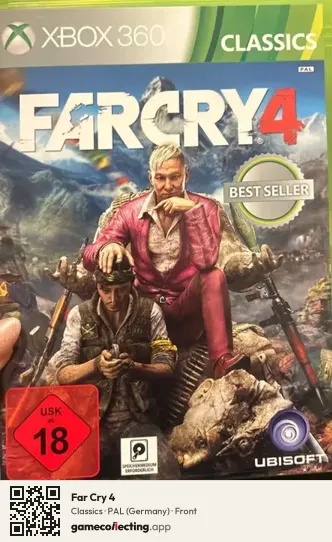 Far Cry 4 Xbox 360, Germany box front