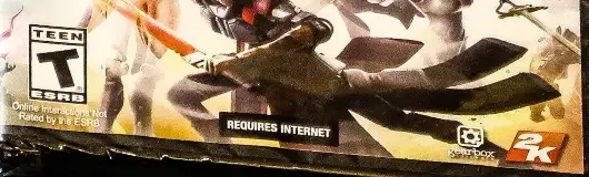 Battleborn, the ESRB box on its front