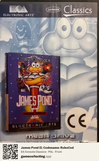 James Pond II: Codename: RoboCod Sega Mega Drive / Genesis, PAL box front
