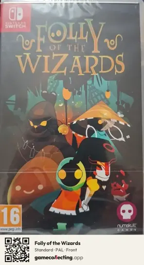 Folly of the Wizards Nintendo Switch, PAL box front