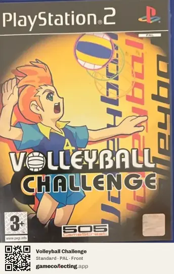 Volleyball Challenge PlayStation 2, PAL box front