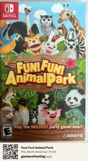 Fun! Fun! Animal Park Nintendo Switch, North America box front
