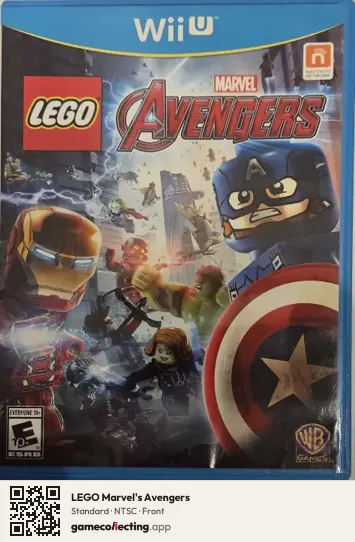 LEGO Marvel's Avengers Nintendo Wii U, NTSC box front