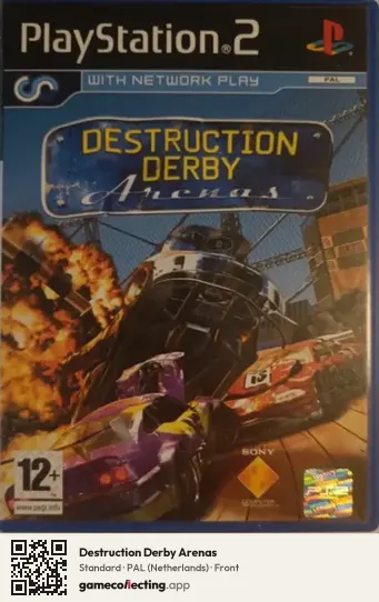 Destruction Derby Arenas PlayStation 2, Netherlands box front