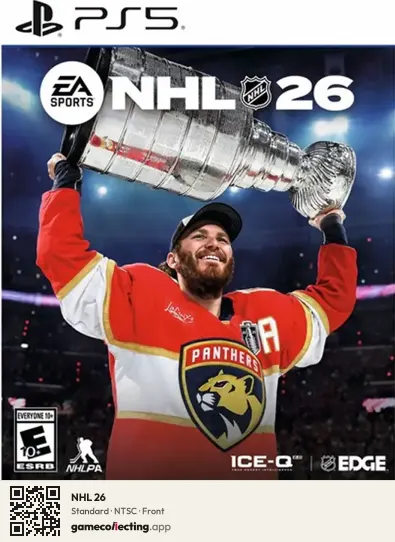NHL 26 PlayStation 5, NTSC box front