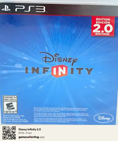 Disney Infinity 2.0 PlayStation 3, NTSC box front