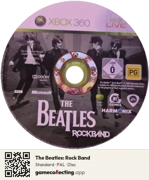 The Beatles: Rock Band Xbox 360, PAL disc