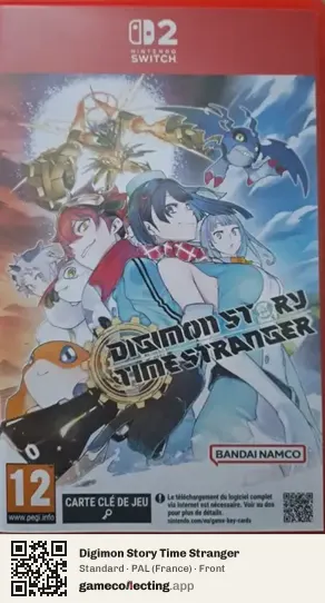 Digimon Story Time Stranger Nintendo Switch 2, France box front
