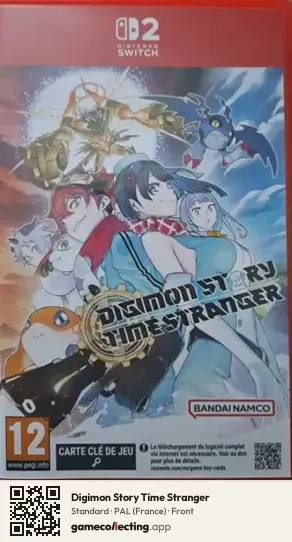 Digimon Story Time Stranger Nintendo Switch 2, France box front
