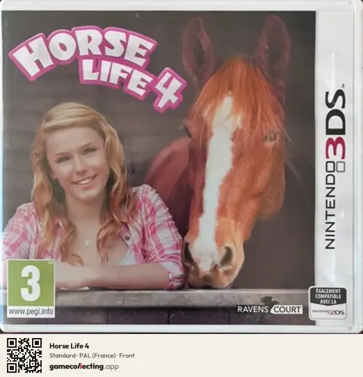Horse Life 4 Nintendo 3DS, France box front