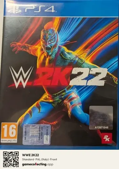 WWE 2K22 PlayStation 4, Italy box front