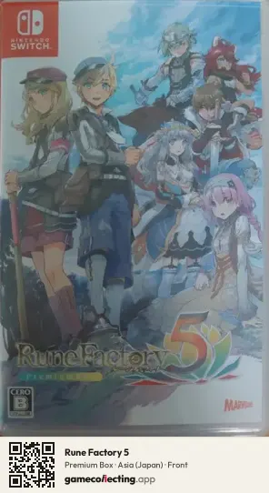 Rune Factory 5 Nintendo Switch, Asia box front