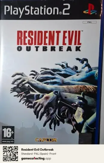 Resident Evil Outbreak PlayStation 2, Spain box front