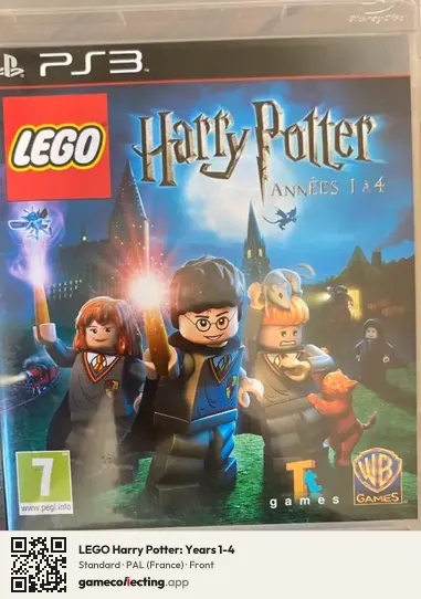 LEGO Harry Potter: Years 1-4 PlayStation 3, France box front