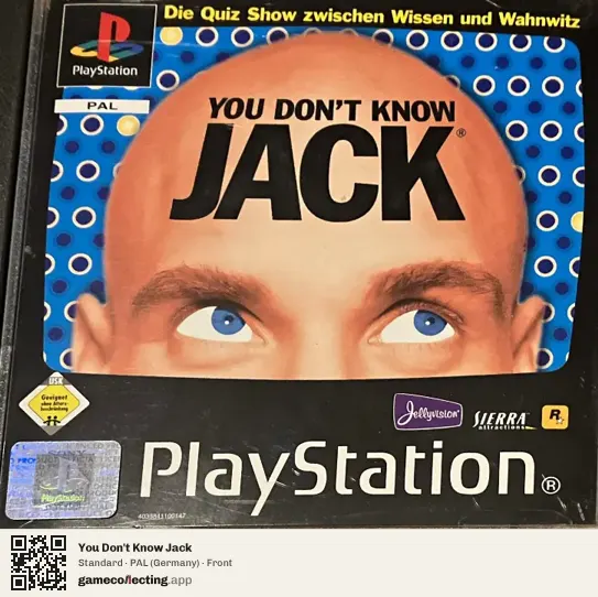You Don't Know Jack PlayStation, Germany box front