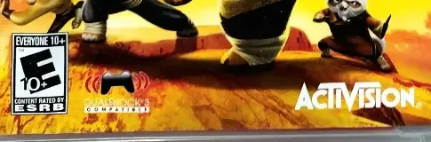 DreamWorks Kung Fu Panda, the ESRB box on its front